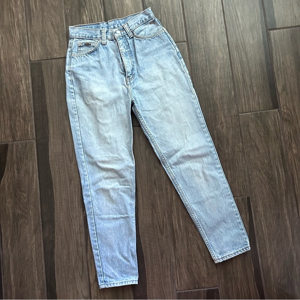 VTG Puma Light Wash Mom Jeans Sz 27